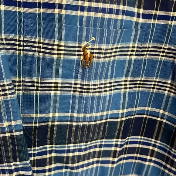 Ralph Lauren short sleeve plaid button down shirt - Picture 5 of 5